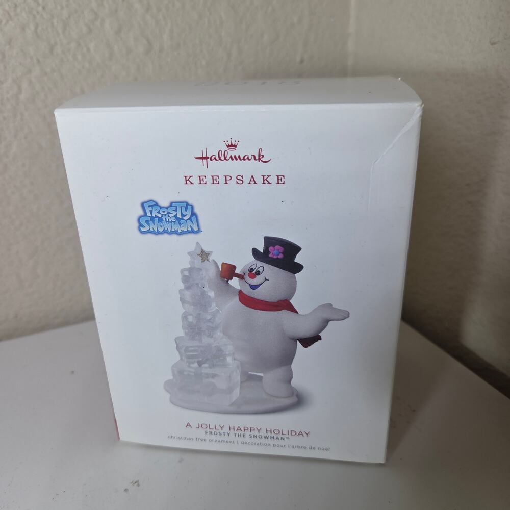 Hallmark Keepsake 2018 A Jolly Happy Holiday Frosty the Snowman Ornament